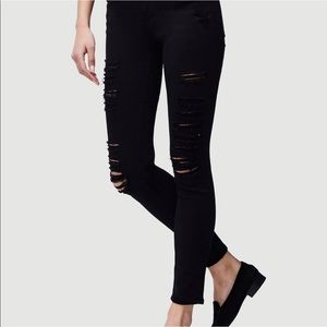 FRAME DENIM Le Skinny De Jeanne, Distressed 24